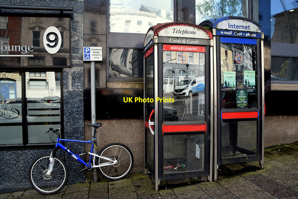 Photo 6"x4" Modern telephone boxes, Omagh Omagh c2020