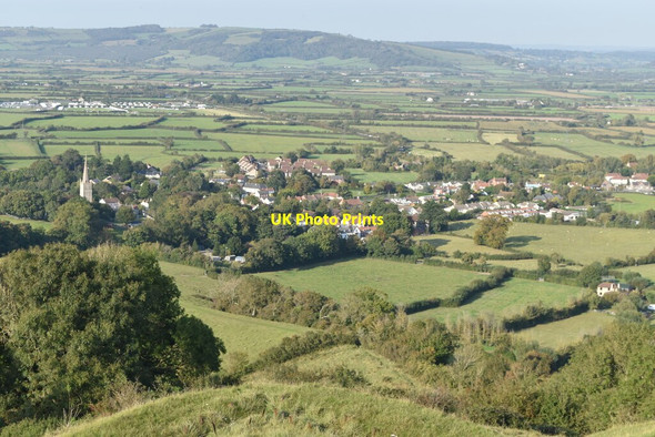 Photo 6"x4" East Brent from Brent Knoll East Brent c2020