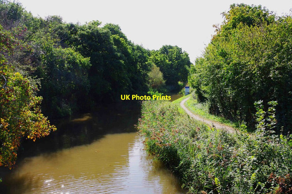 Photo 6"x4" Droitwich Barge Canal by Porters Mill Bridge, near Fernhill Heath, Worcs Fernhill Heath c2020