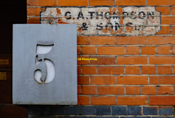 Photo 6"x4" Islington : ghost sign, Underwood Street London c2020