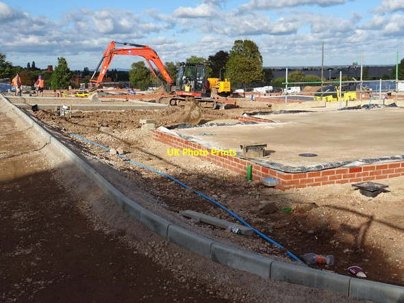 Photo 6"x4" Construction work on Malvern Rise - 25 September Great Malvern c2020 P1