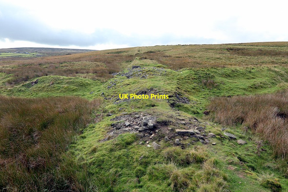 Photo 6"x4" Bridleway on former lead smelter flue Dirt Pot c2020