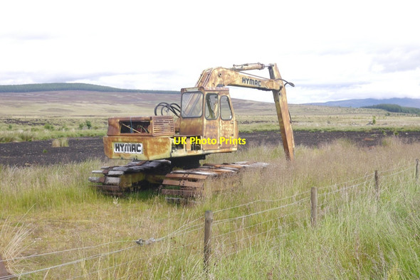 Photo 6"x4" Abandoned peat works, Tomintoul Auchnarrow c2020