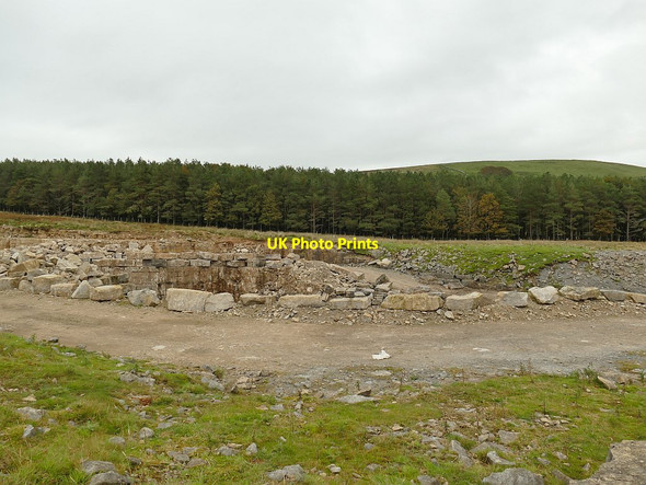 Photo 6"x4" Stone quarry outside Orton Scout Green c2020