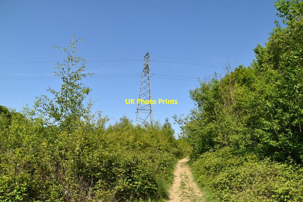 Photo 6"x4" Pylon by Tunbridge Wells Circular Walk Southborough\/TQ5842 c2020