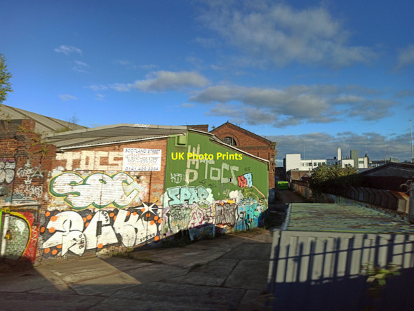 Photo 6"x4" Kinning Park graffiti Glasgow c2020