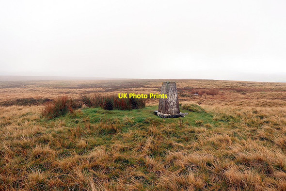 Photo 6"x4" Trig Point, Green Hill Byerhope c2020