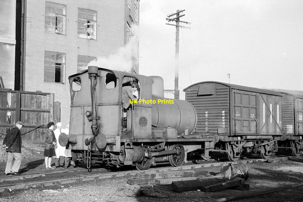 Photo 6"x4" Fireless loco at Crawford's biscuit factory \u00e2\u0080\u0093 1965  - 3 Liverpool c1965
