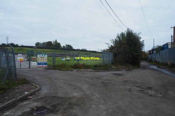 Photo 6"x4" Entrance to Stapleford Sewage Works Long Eaton c2020