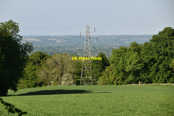 Photo 6"x4" Pylon, Knowles Bank Crockhurst Street c2020