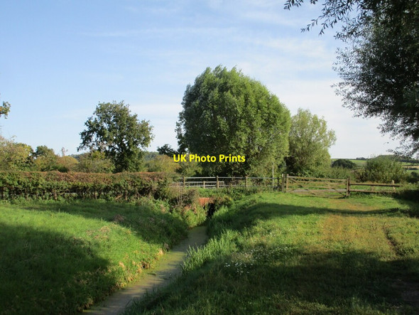 Photo 6"x4" Bridleway approaching Ham Road Ashleworth c2020