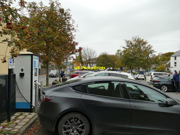 Photo 6"x4" Electric charging point, Brewery Street, Ulverston Ulverston c2020