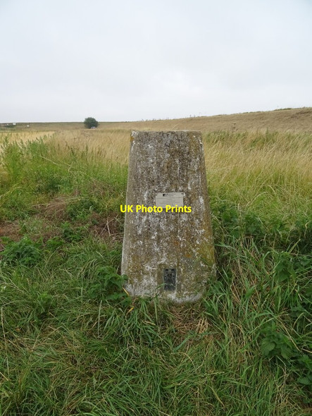 Photo 6"x4" Trig point near White House Farm Gedney Drove End c2020