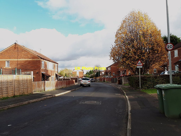 Photo 6"x4" Raynville Rise signage Hill Top\/SE2534 c2020