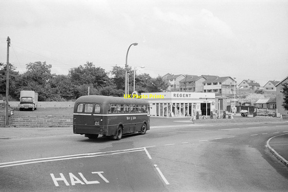 Photo 6"x4" West Mon bus 20, Bryn, Pontllanfraith \u00e2\u0080\u0093 1966 Blackwood\/Coed Duon c1966