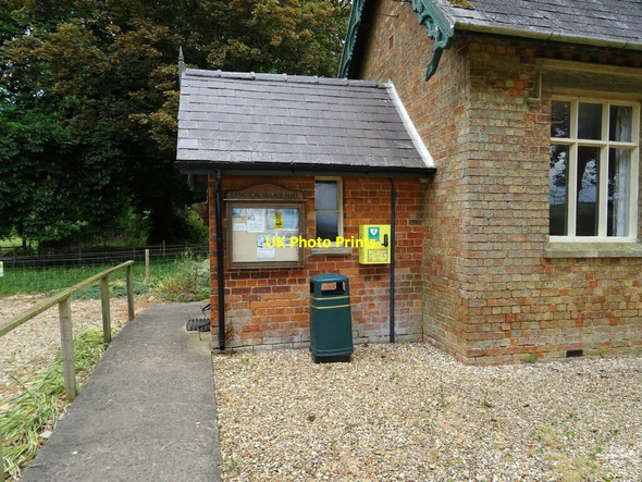 Photo 6"x4" Defibrillator on Village Hall, Langton  Langton\/TF3970 c2020