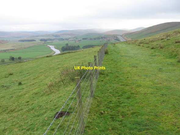 Photo 6"x4" Track below Kirkton Rig towards Boghead Crawford\/NS9520 c2006