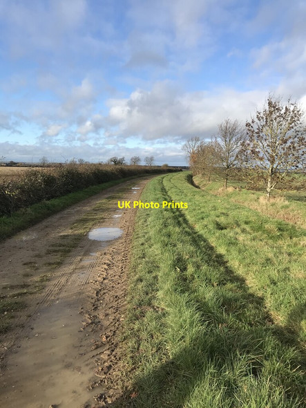 Photo 6"x4" Bridleway towards Wigsthorpe Wigsthorpe c2020