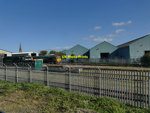 Photo 6"x4" Hunslet Freightliner depot Hunslet c2020