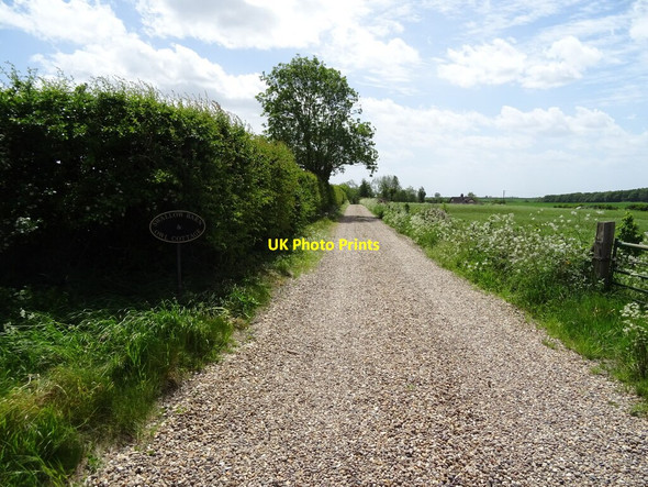 Photo 6"x4" Track (bridleway) to Moor Farm Sotby c2020