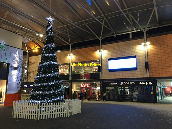 Photo 6"x4" Festive cheer - The Malls Basingstoke c2020