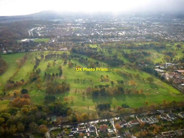 Photo 6"x4" Bruntsfield golf course from the air Barnton\/NT1975 c2020 P1