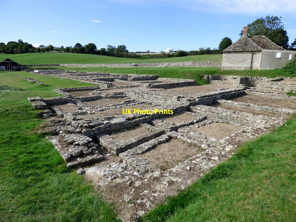 Photo 6"x4" North Leigh Roman villa East End\/SP3914 c2020