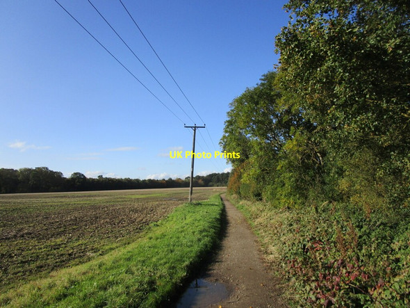 Photo 6"x4" Bridleway to Thrumpton, Crow Wood Hill East Leake c2019