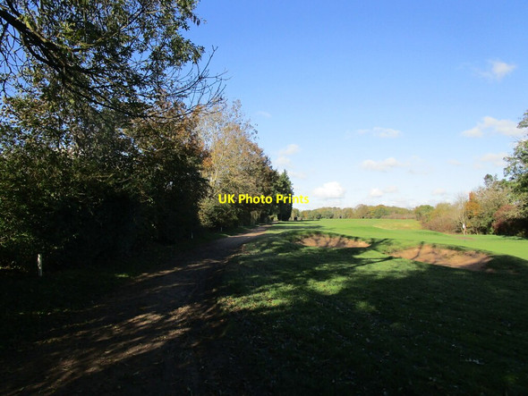 Photo 6"x4" Bridleway and Rushcliffe Golf Course East Leake c2019