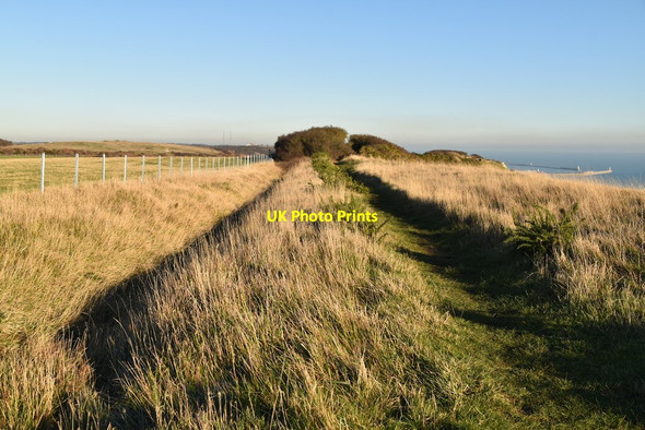 Photo 6"x4" Saxon Shore Way Church Hougham c2019 P1