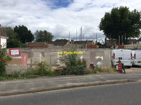 Photo 6"x4" Building a new village shop East Oakley c2020