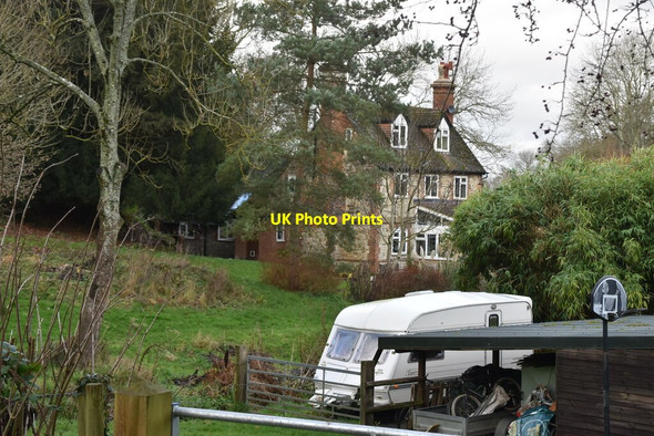 Photo 6"x4" Manor Farmhouse Dryhill\/TQ4955 c2020