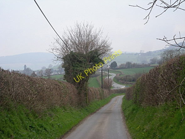 Photo 6"x4" Lane to the junction then onto Lydbury North Lynchgate c2009