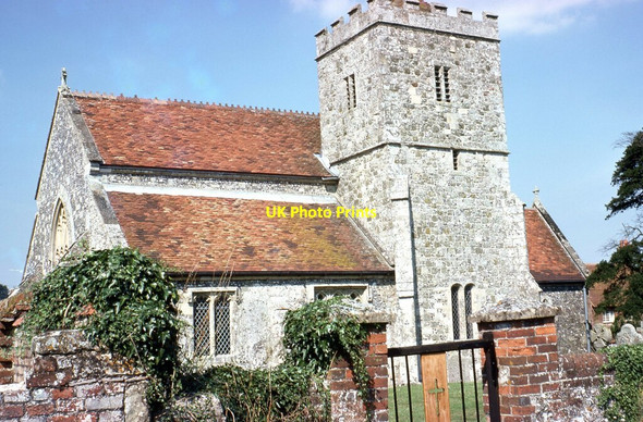Photo 6"x4" Church of St Mary the Virgin - Homington, Wiltshire Homington c1975