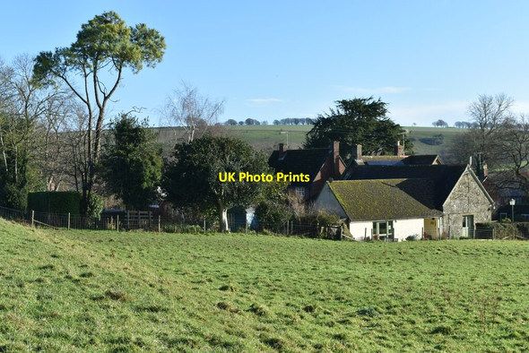 Photo 6"x4" Houses at Bowerchalke Bowerchalke c2020