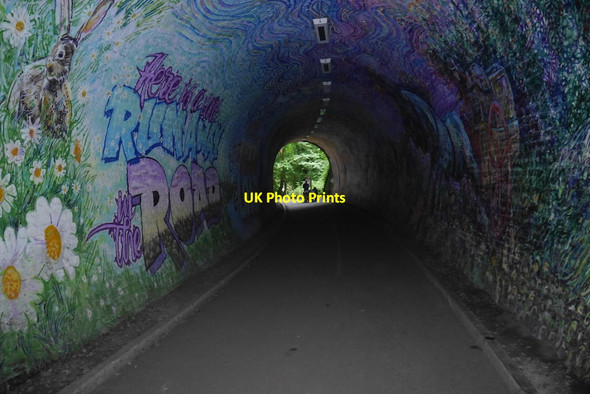 Photo 6"x4" Mural, Colinton Tunnel Bonaly c2020 P2