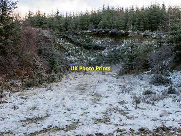 Photo 6"x4" Disused forestry quarry Braevallich c2020