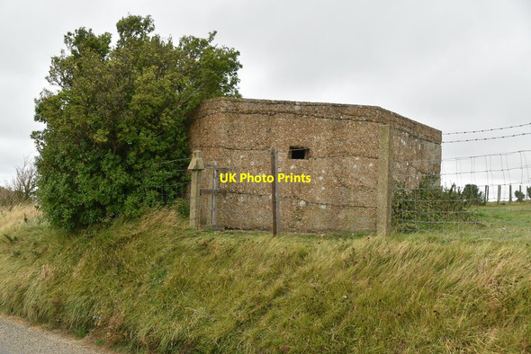 Photo 6"x4" Pillbox, Crete Road East Folkestone c2019