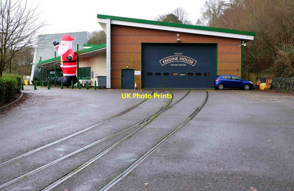 Photo 6"x4" Highley Engine House & Visitor Centre (1) at Christmas 2020, Highley, Shrops Highley\/SO7483 c2020