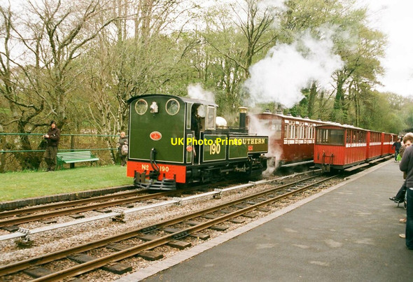 Photo 6"x4" Old & new coaches at Woody Bay, Lynton & Barnstaple Railway Martinhoe Cross c2013