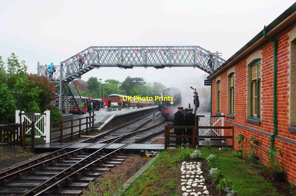 Photo 6"x4" Footbridge at Sheringham Station (NNR), Norfolk Sheringham c2019