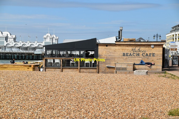 Photo 6"x4" Southsea Beach Cafe Eastney c2019