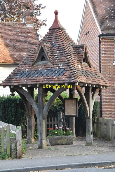 Photo 6"x4" Well House (Village Pump) Cinder Hill\/TQ5346 c2020