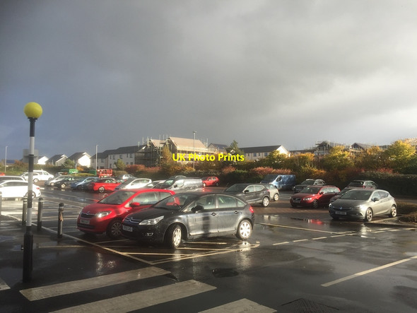 Photo 6"x4" Supermarket car park, North Berwick North Berwick c2020
