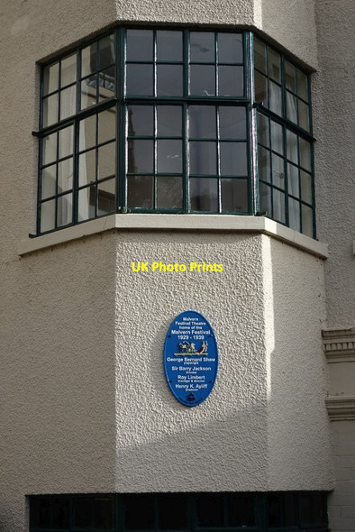 Photo 6"x4" Detail of Malvern Theatres Great Malvern c2021