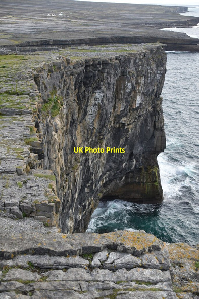 Photo 6"x4" Cliffs at Dun Aonghasa Inishmore c2019 P1