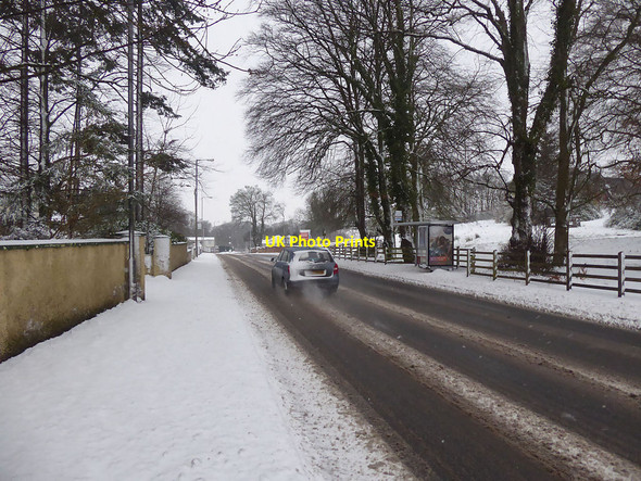 Photo 6"x4" Wintry along Hospital Road, Omagh Omagh c2021
