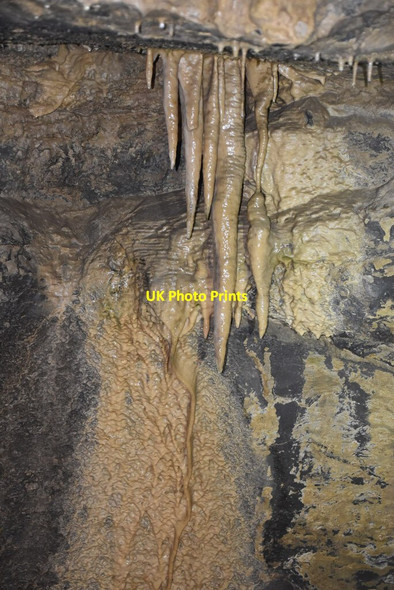 Photo 6"x4" Stalactites, Aillwee Cave Ballyvaghan c2019