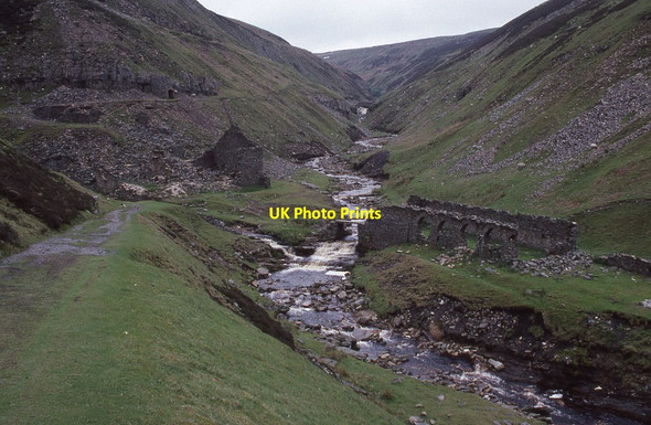 Photo 6"x4" Blakethwaite Smelt Mill Gunnerside c1991