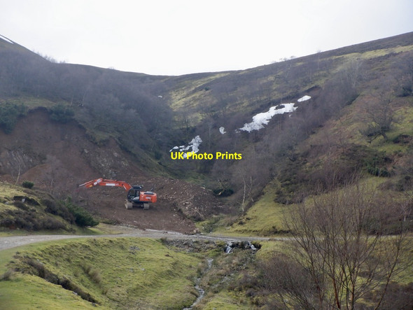 Photo 6"x4" Quarrying, Wester Shearnie Cleugh Lammermuir Hills\/NT5460 c2021